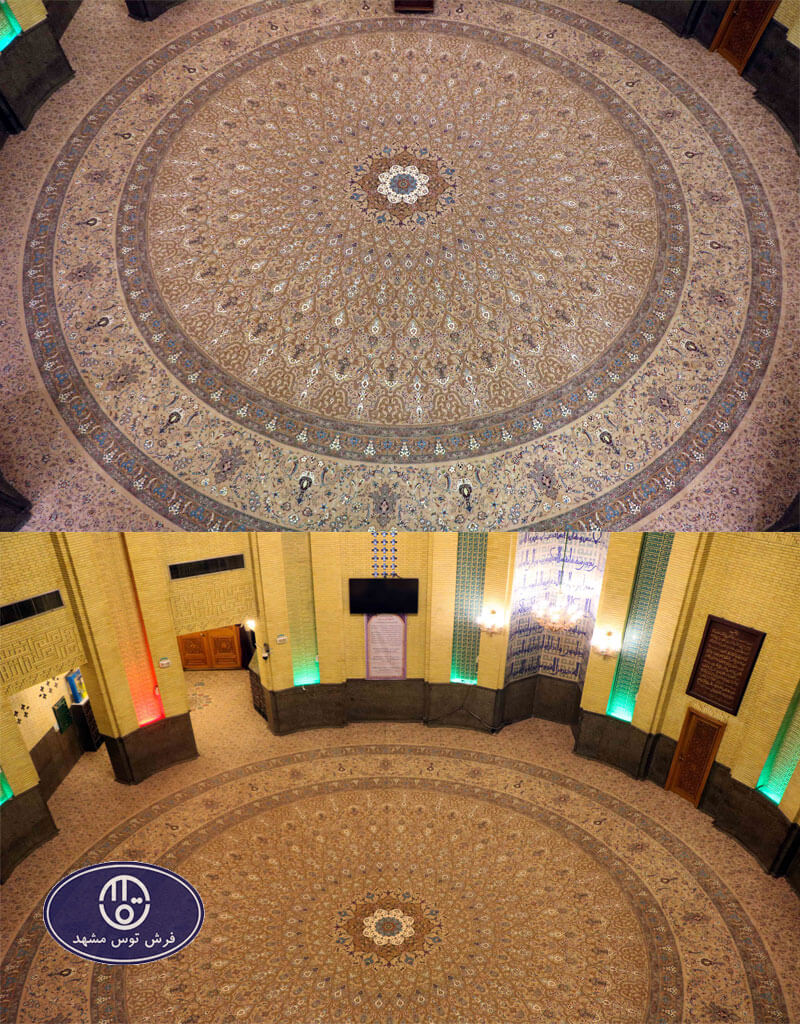 Al ghadir mosque integrated carpet